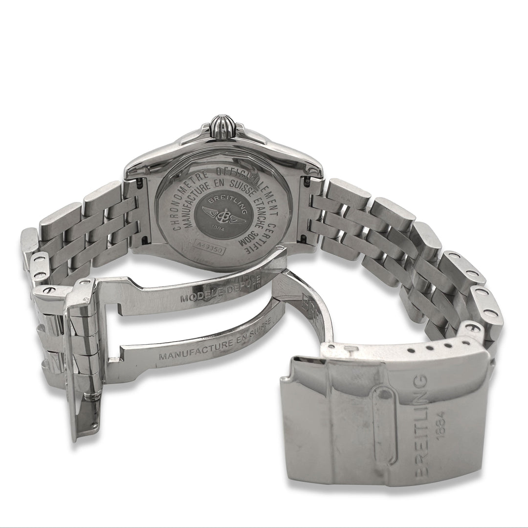 2015 Breitling Galactic 41mm Stainless Steel Bracelet Watch with Box & Papers