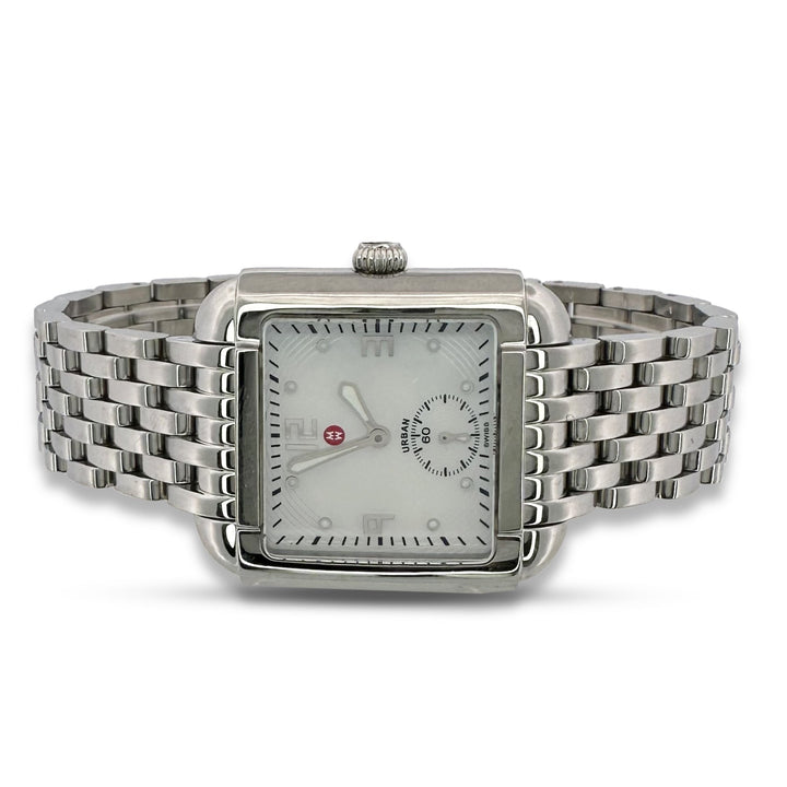 Michele Urban Lady's Stainless Steel Bracelet Watch