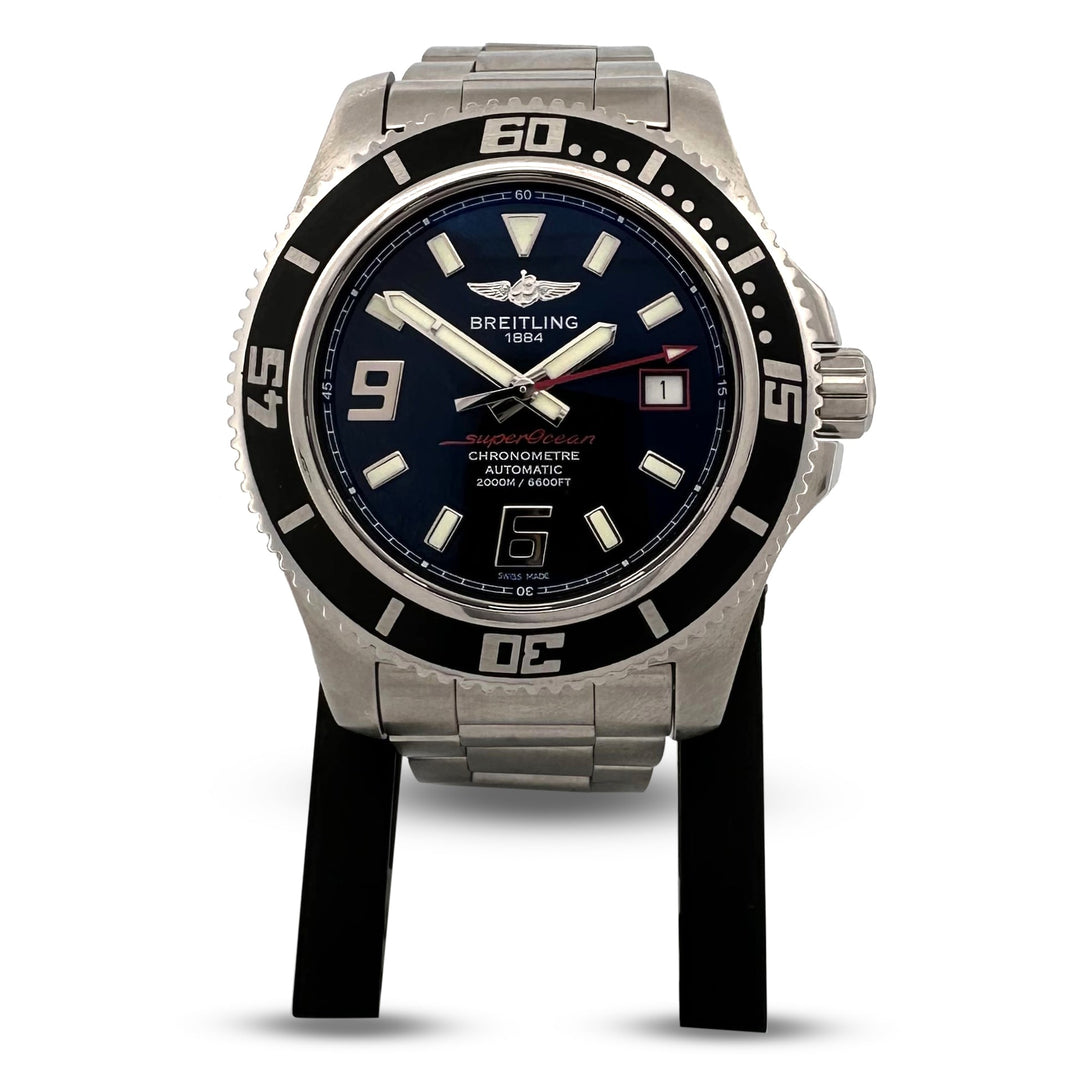 2014 Breitling Superocean Chronometer 44mm Stainless Steel Watch