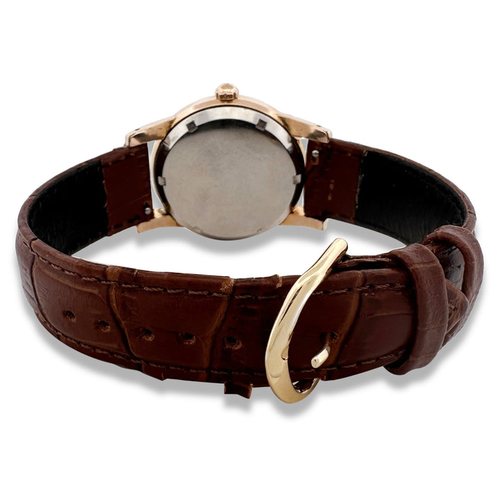 Vintage Girard-Perregaux Gyromatic Gold-Plated Automatic Strap Watch