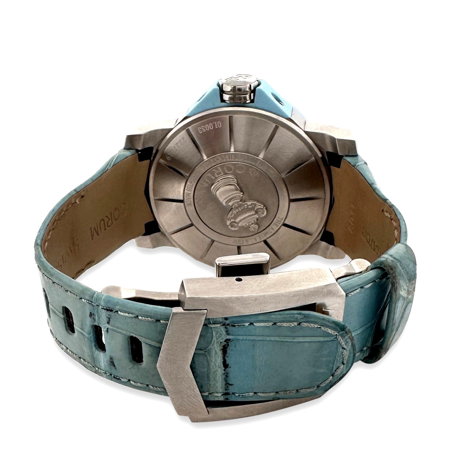 Corum Admiral's Cup 40mm Stainless Steel Leather Strap Watch with