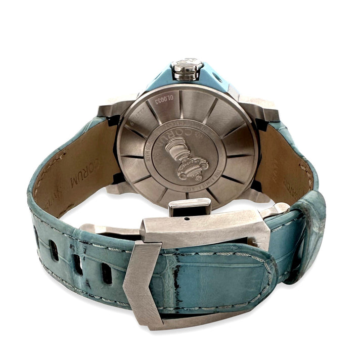 Corum Admiral's Cup 40mm Stainless Steel Leather Strap Watch with Box