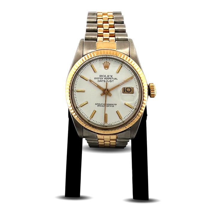 1986 Rolex Datejust 36mm Two-Tone Stainless Steel and Yellow Gold Jubilee Bracelet Watch