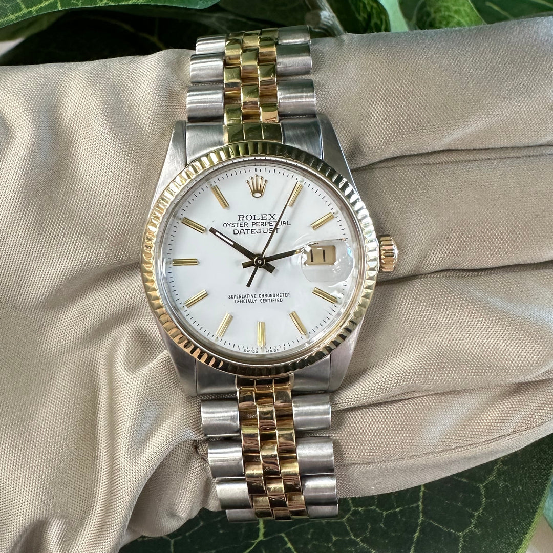 1986 Rolex Datejust 36mm Two-Tone Stainless Steel and Yellow Gold Jubilee Bracelet Watch4