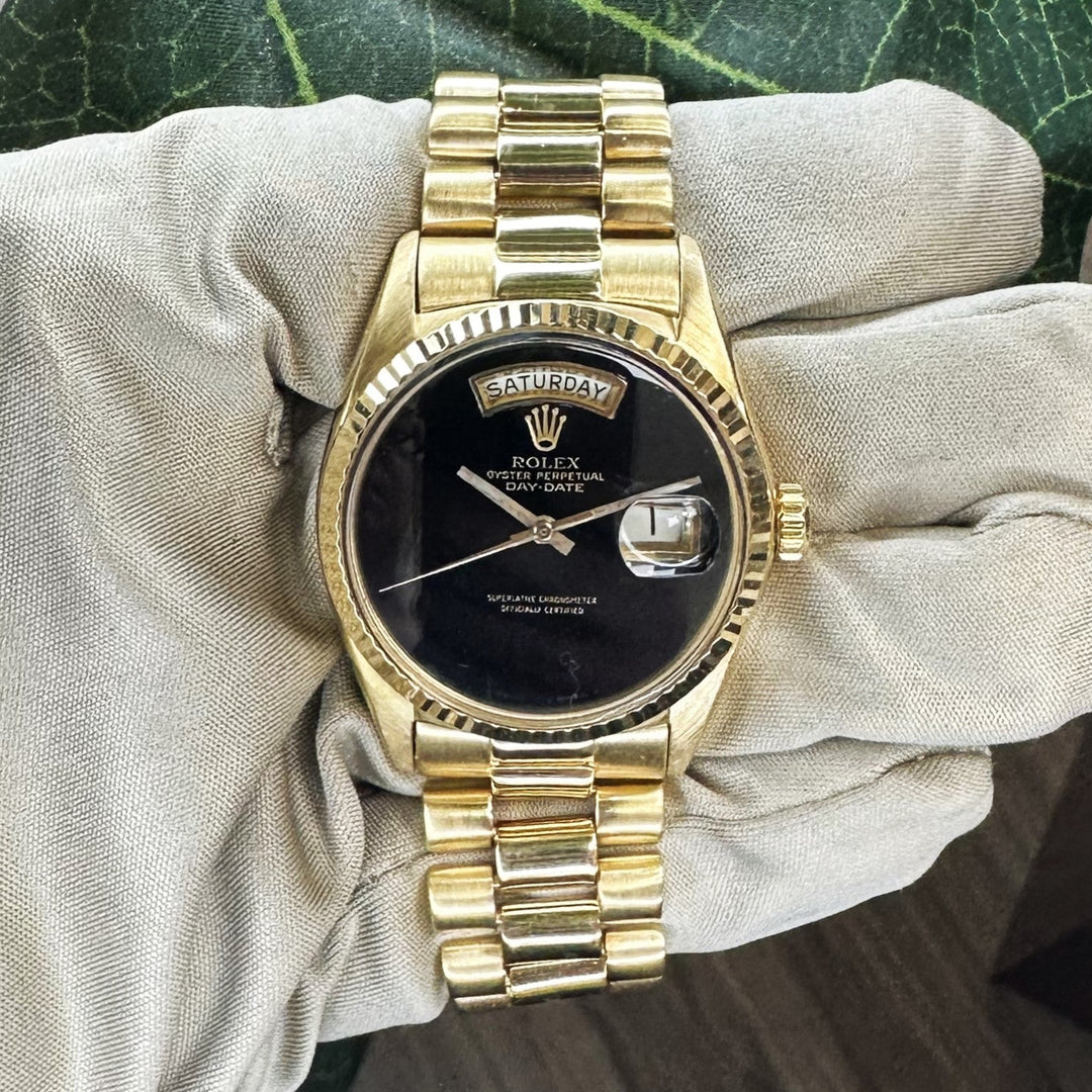 1960 Rolex Day-Date 36mm "President" 18k Yellow Gold Bracelet Watch