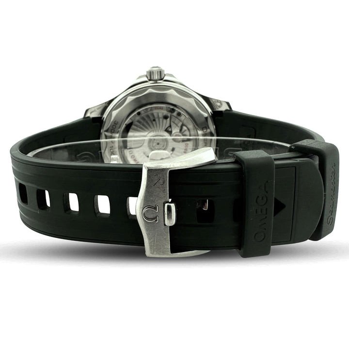 2024 Omega Seamaster 42mm Stainless Steel Rubber Strap Watch in Green with Box & Papers