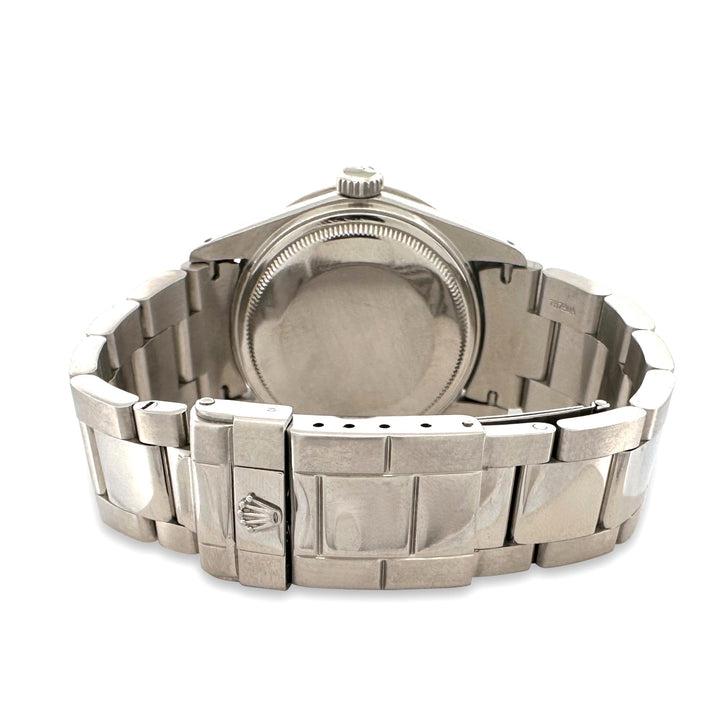1983 Rolex Datejust 36mm Stainless Steel Oyster Bracelet Watch with Aftermarket Diamonds