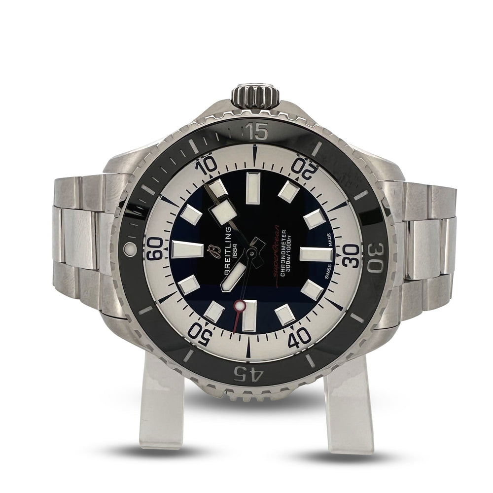 2024 Breitling Superocean Chronometer 46mm Stainless Steel Bracelet Watch with Box