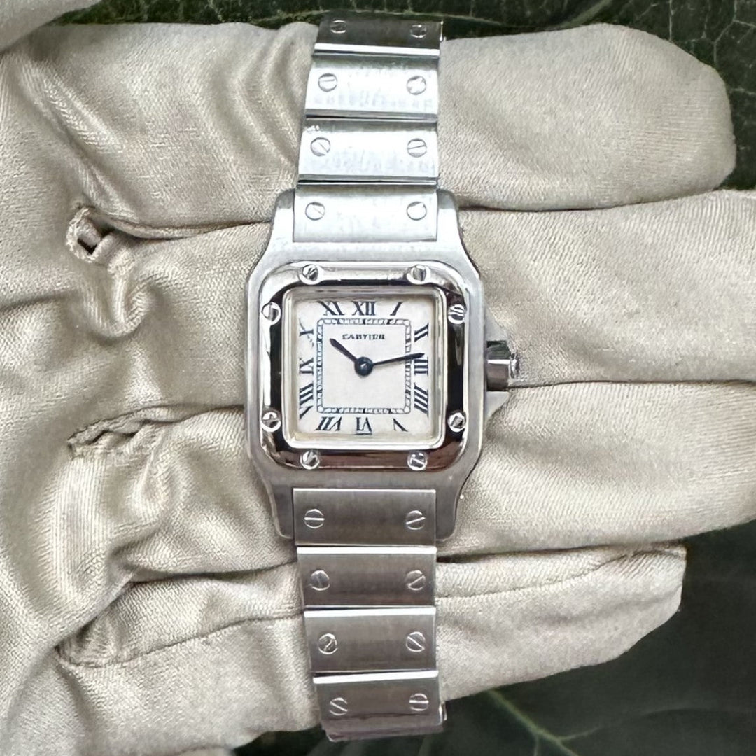 Cartier Tank Galbee 24mm Quartz Stainless Steel Bracelet Watch