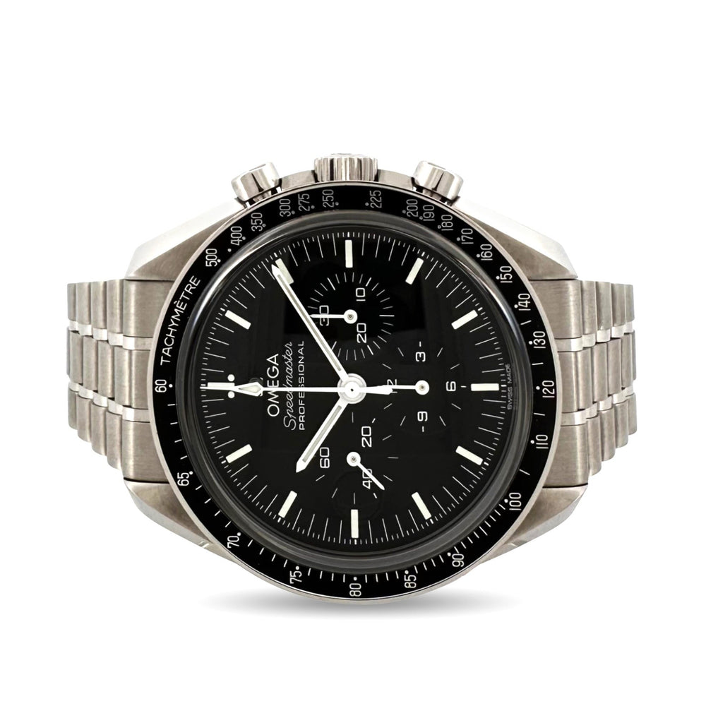 2023 Omega Speedmaster Professional 42mm "Sapphire Sandwich" "Moon Watch" Stainless Steel Bracelet Watch with Box & Papers