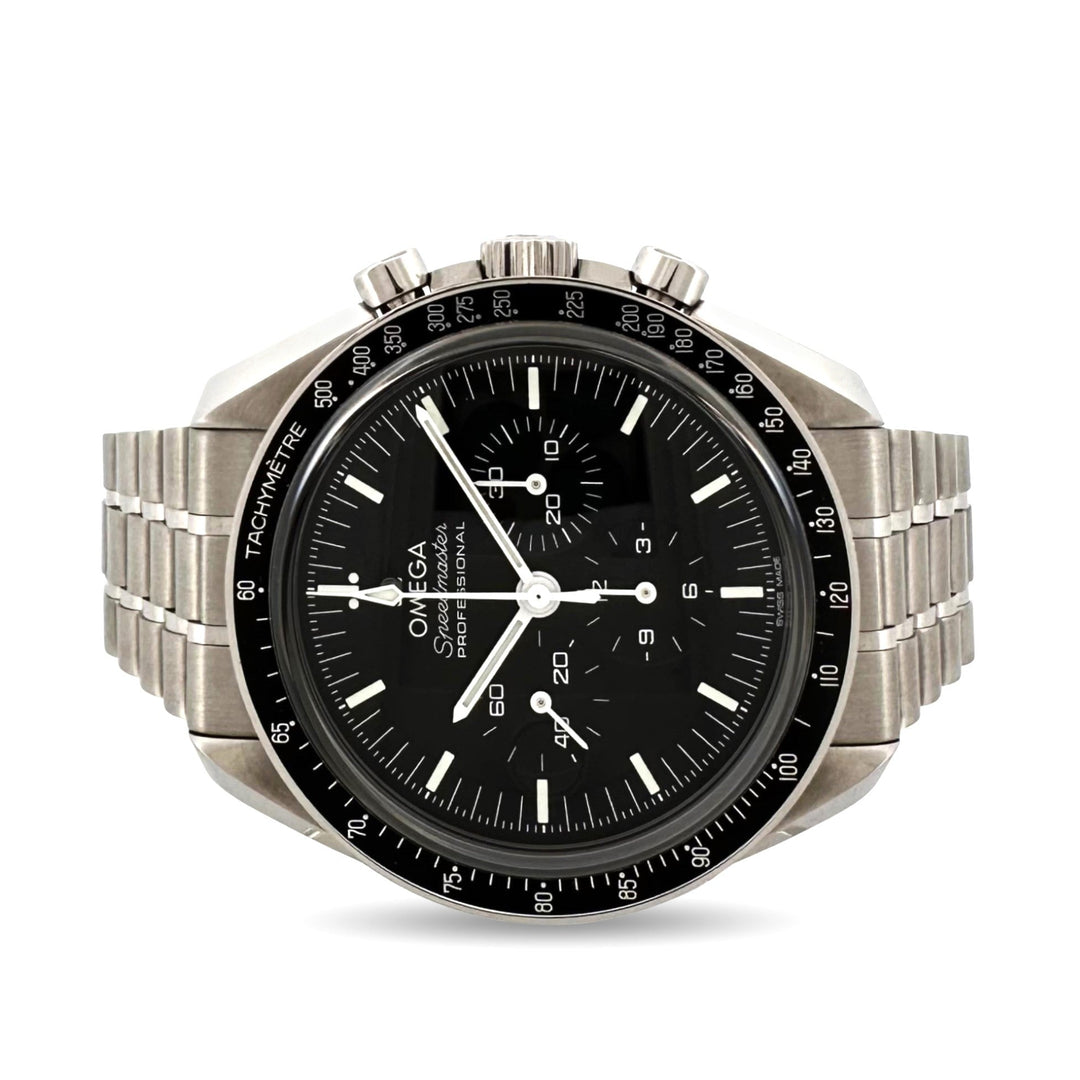 2023 Omega Speedmaster Professional 42mm "Sapphire Sandwich" "Moon Watch" Stainless Steel Bracelet Watch with Box & Papers