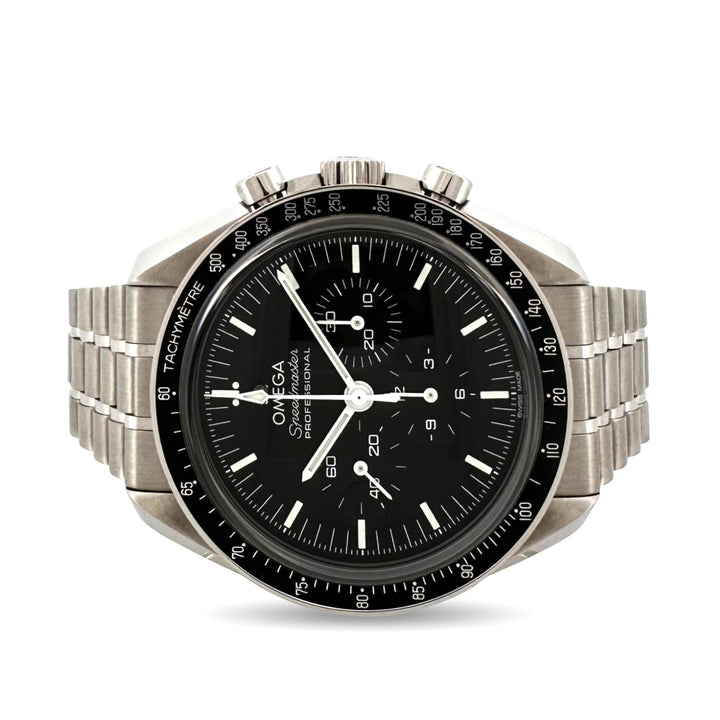 2023 Omega Speedmaster Professional 42mm "Sapphire Sandwich" "Moon Watch" Stainless Steel Bracelet Watch with Box & Papers