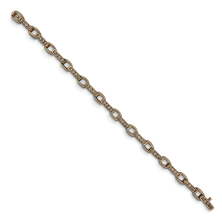 1.44ctw Round Brilliant Natural Diamond Channel-Set Tennis Bracelet in 14k Yellow Gold