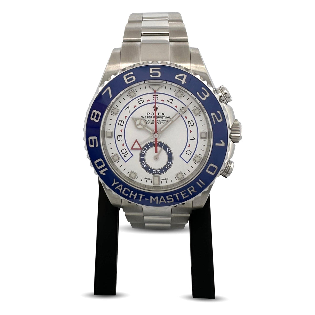 2023 Rolex Yacht-Master II 44mm Stainless Steel Oyster Bracelet Watch with Box & Papers