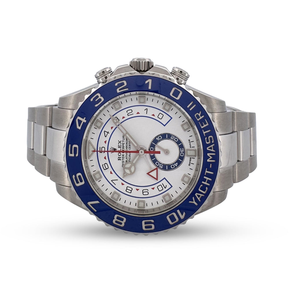 2023 Rolex Yacht-Master II 44mm Stainless Steel Oyster Bracelet Watch with Box & Papers