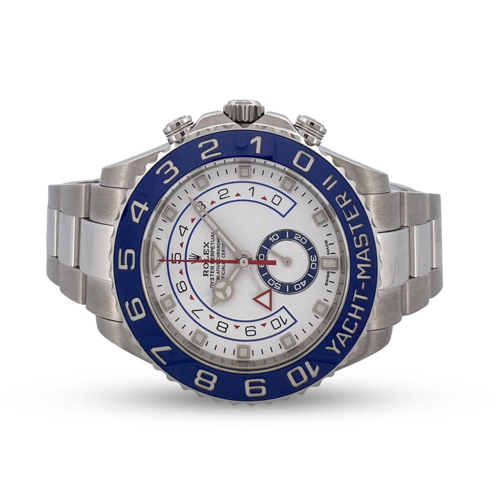 2023 Rolex Yacht-Master II 44mm Stainless Steel Oyster Bracelet Watch with Box & Papers