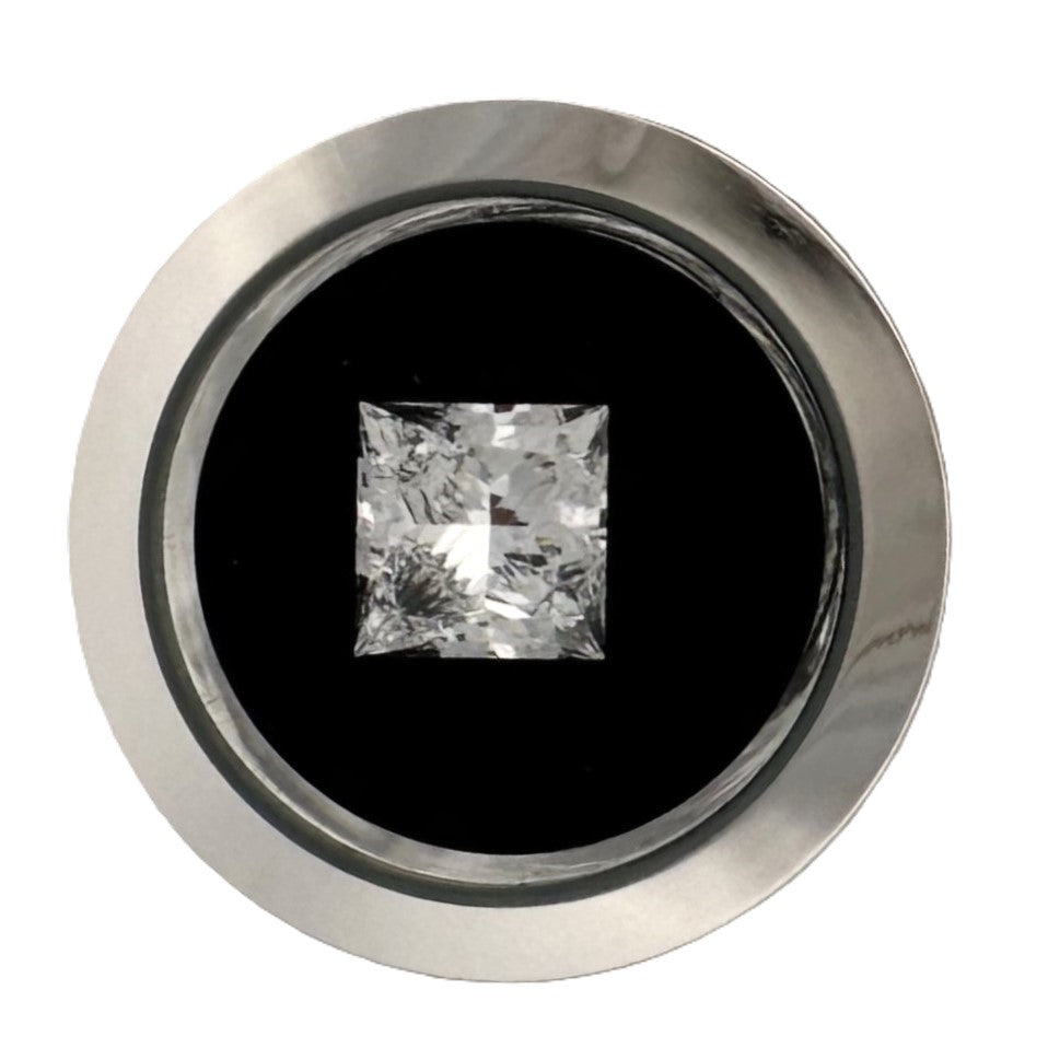 Loose IGI Graded 4.60ct Princess Cut Lab-Grown Diamond, E Color, VVS2 Clarity