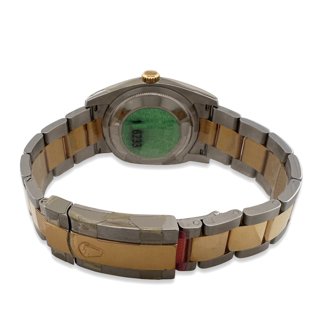 2006 Rolex Datejust 36mm Two-Tone Stainless Steel & 18k Yellow Gold Oyster Bracelet Watch with Box & Papers