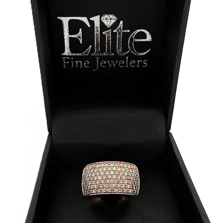 1.50ctw Chocolate & Nude Diamond Ombré Cocktail Ring in 14k Rose Gold by Le Vian