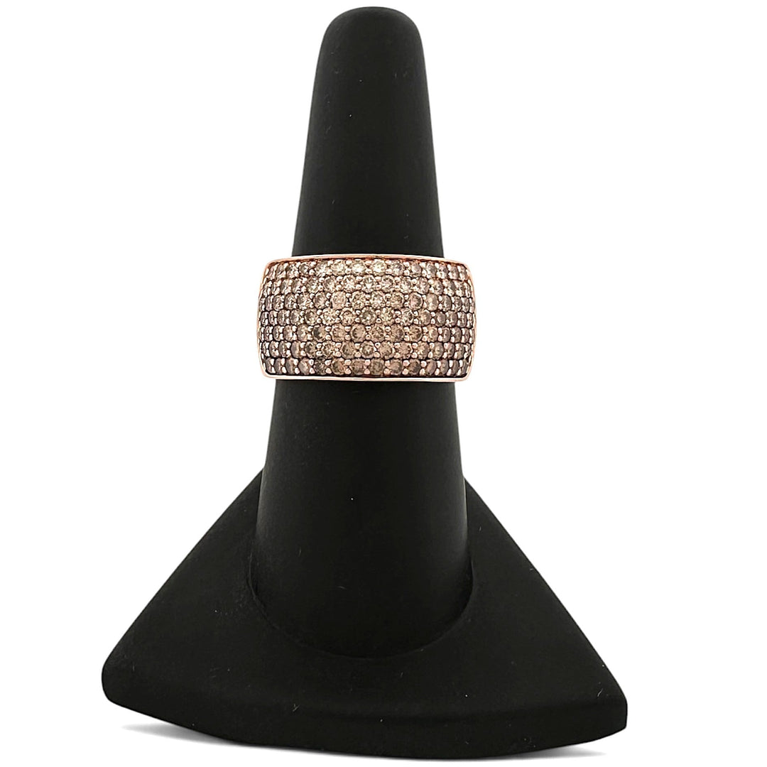 1.50ctw Chocolate & Nude Diamond Ombré Cocktail Ring in 14k Rose Gold by Le Vian