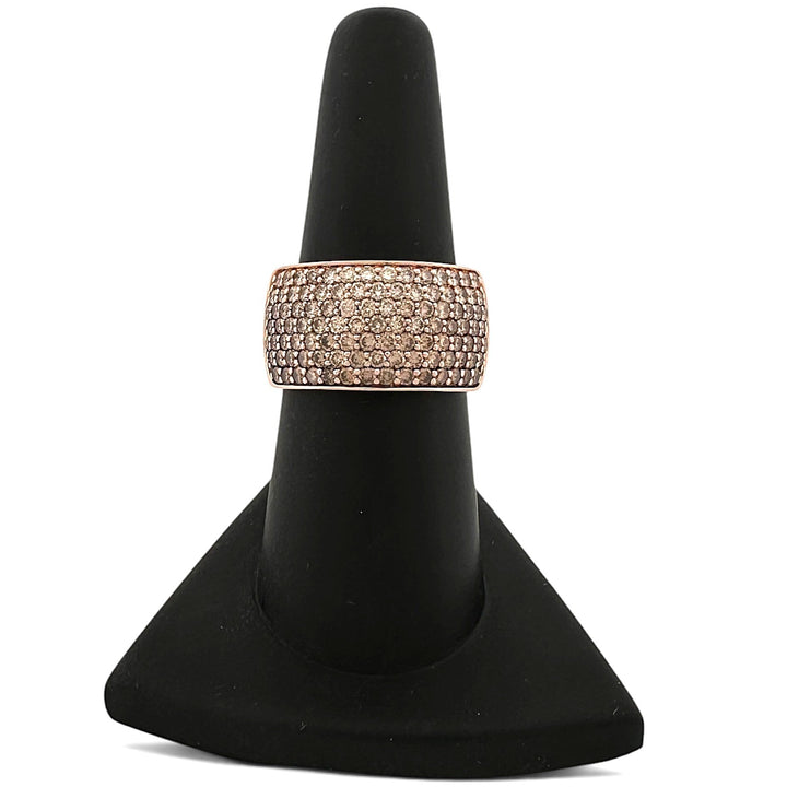 1.50ctw Chocolate & Nude Diamond Ombré Cocktail Ring in 14k Rose Gold by Le Vian
