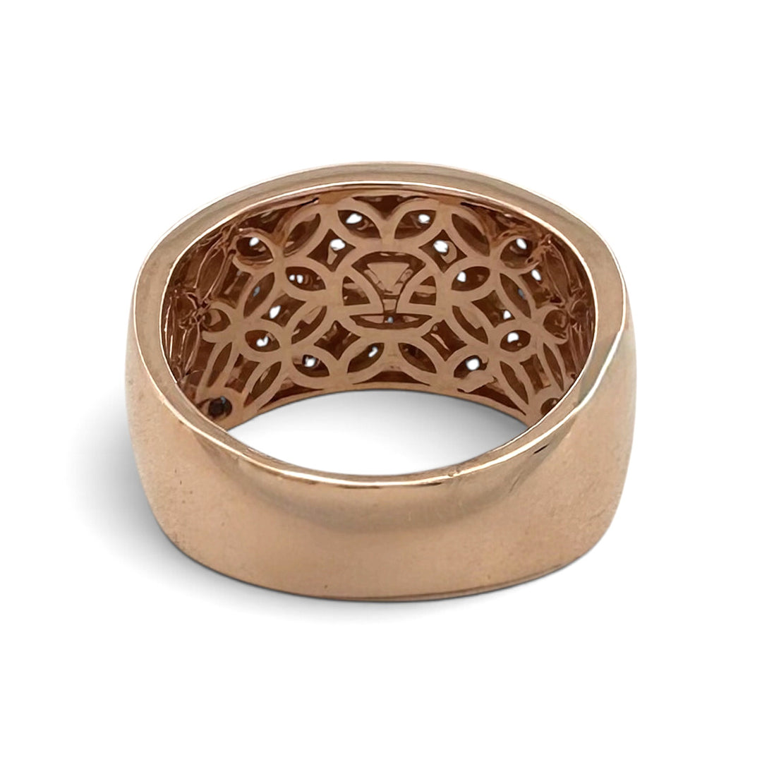 1.50ctw Chocolate & Nude Diamond Ombré Cocktail Ring in 14k Rose Gold by Le Vian