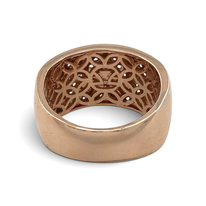 1.50ctw Chocolate & Nude Diamond Ombré Cocktail Ring in 14k Rose Gold by Le Vian