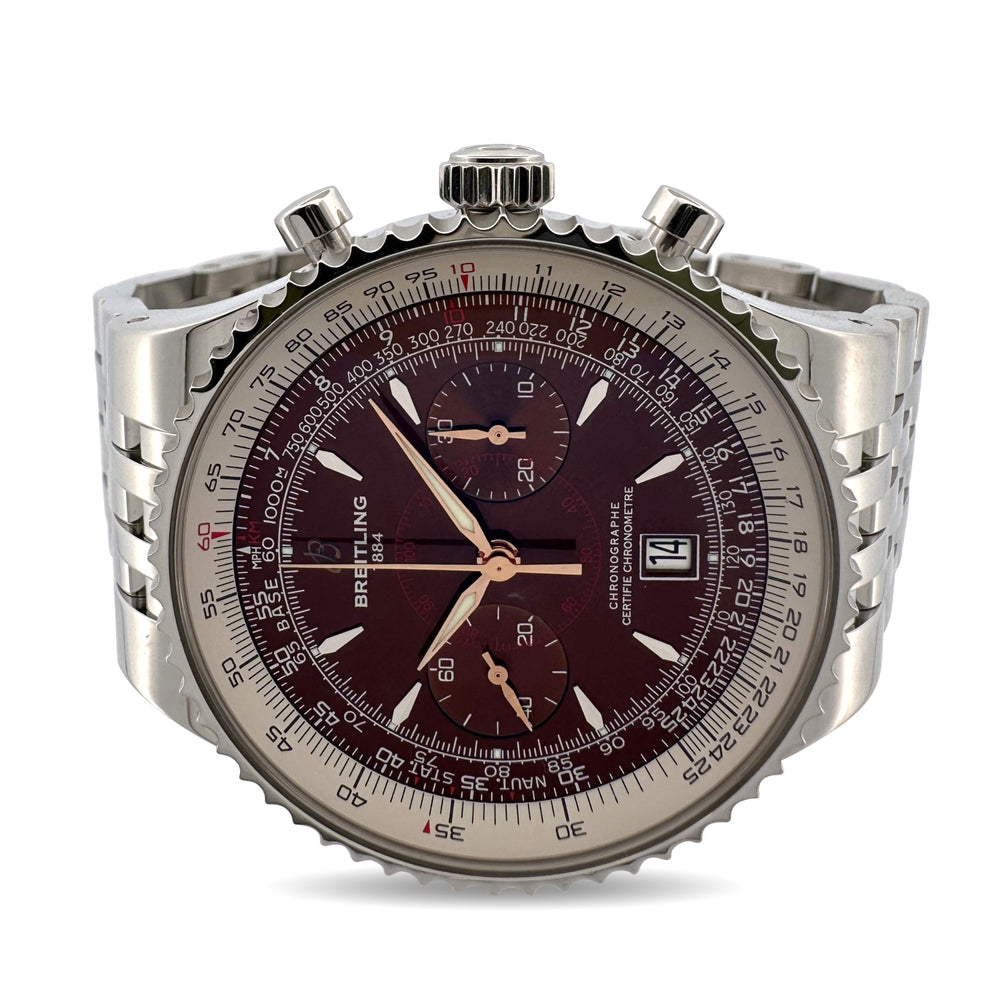 2011 Breitling Navitimer Montbrillant Legende 47mm Stainless Steel Bracelet Watch with Box & Papers