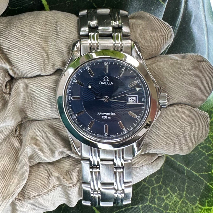 Omega Seamaster 120m 36mm Quartz Stainless Steel Bracelet Watch