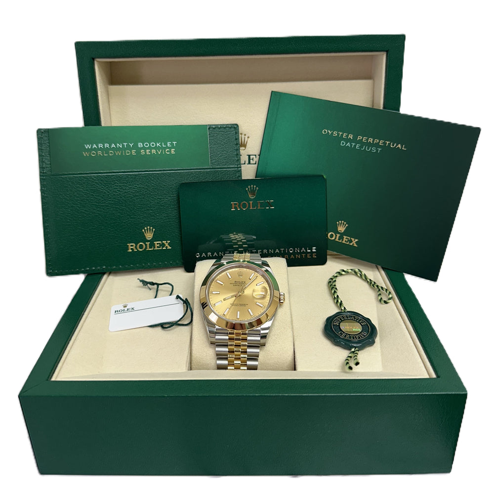2025 Rolex Datejust 41mm Two-tone Jubilee Bracelet Watch with Box & Papers