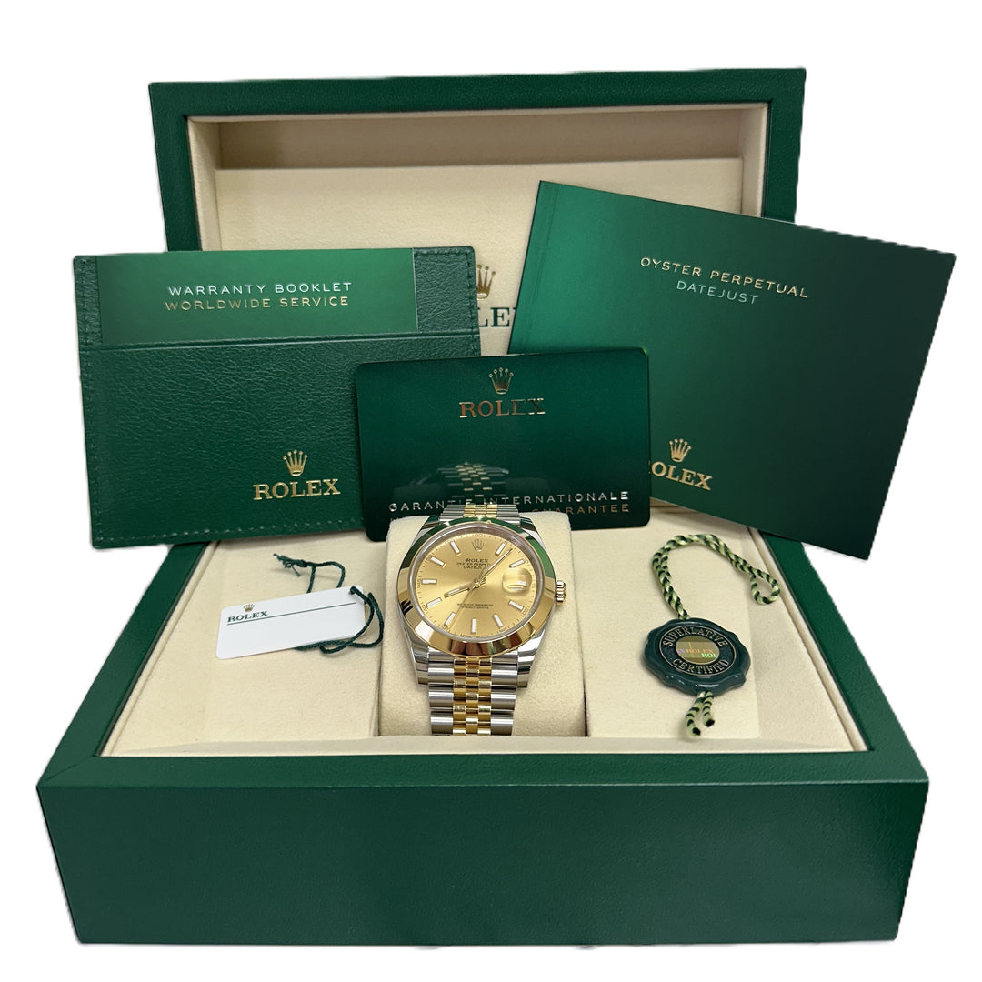 2025 Rolex Datejust 41mm Two-tone Jubilee Bracelet Watch with Box & Papers