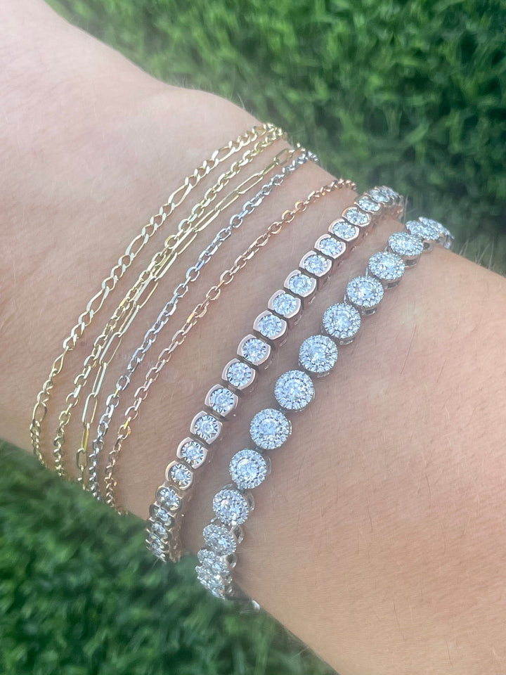 diamond tennis bracelets and permanent bracelets