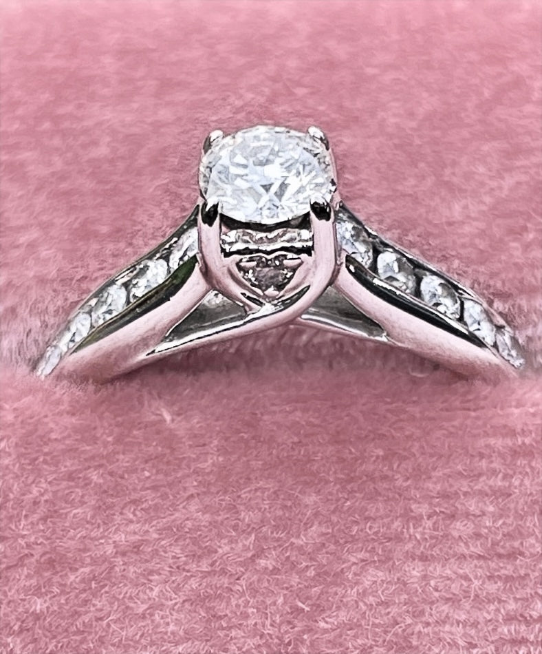 egl certified diamond engagement ring 0.65 carat tw 