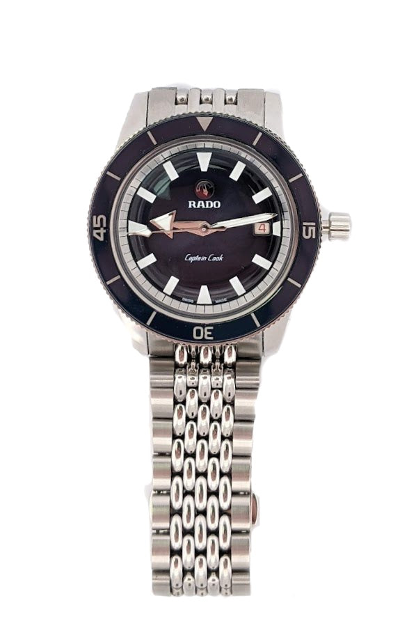 Rado Captain Cook Watch Blue Dial and Blue Bezel - Elite Fine Jewelers