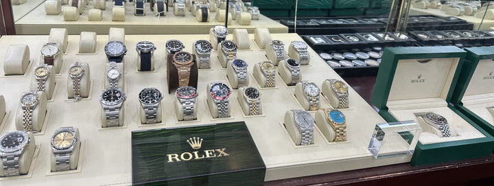 We have a large selection of Rolex watches. 
