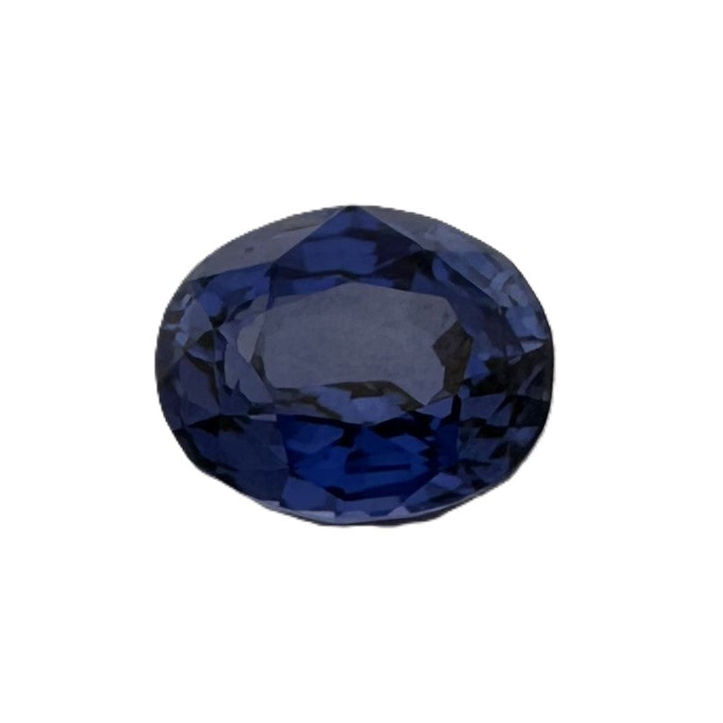 Loose GIA Graded 7.85ct Oval Blue Lab-Grown Sapphire