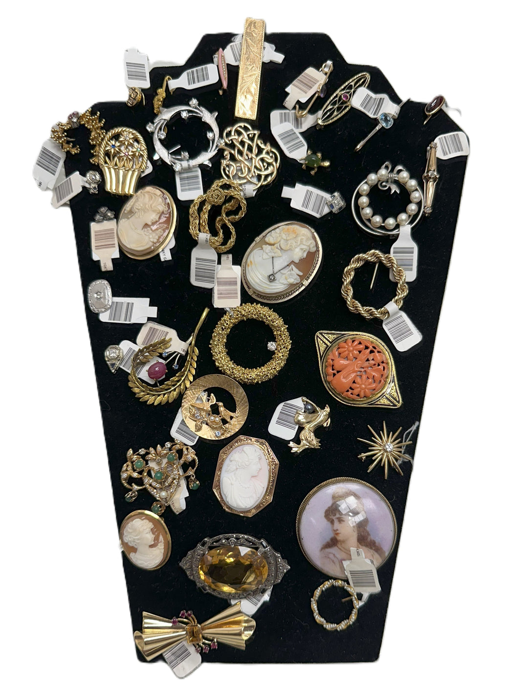 We have a large selection of vintage brooches.