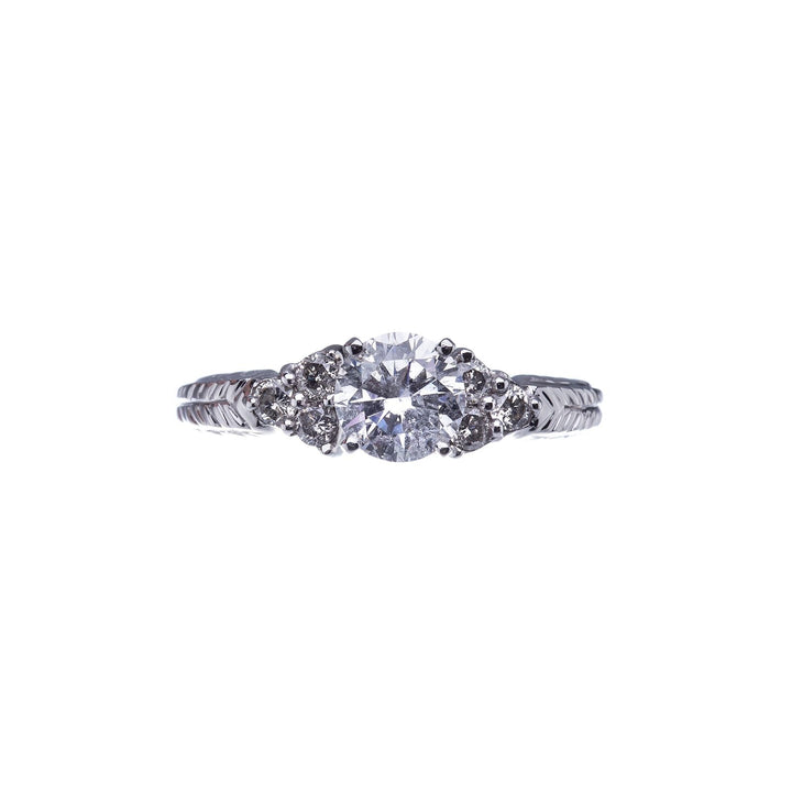 1.12ct Diamond set in Vintage Inspired Engagement Ring - Elite Fine Jewelers