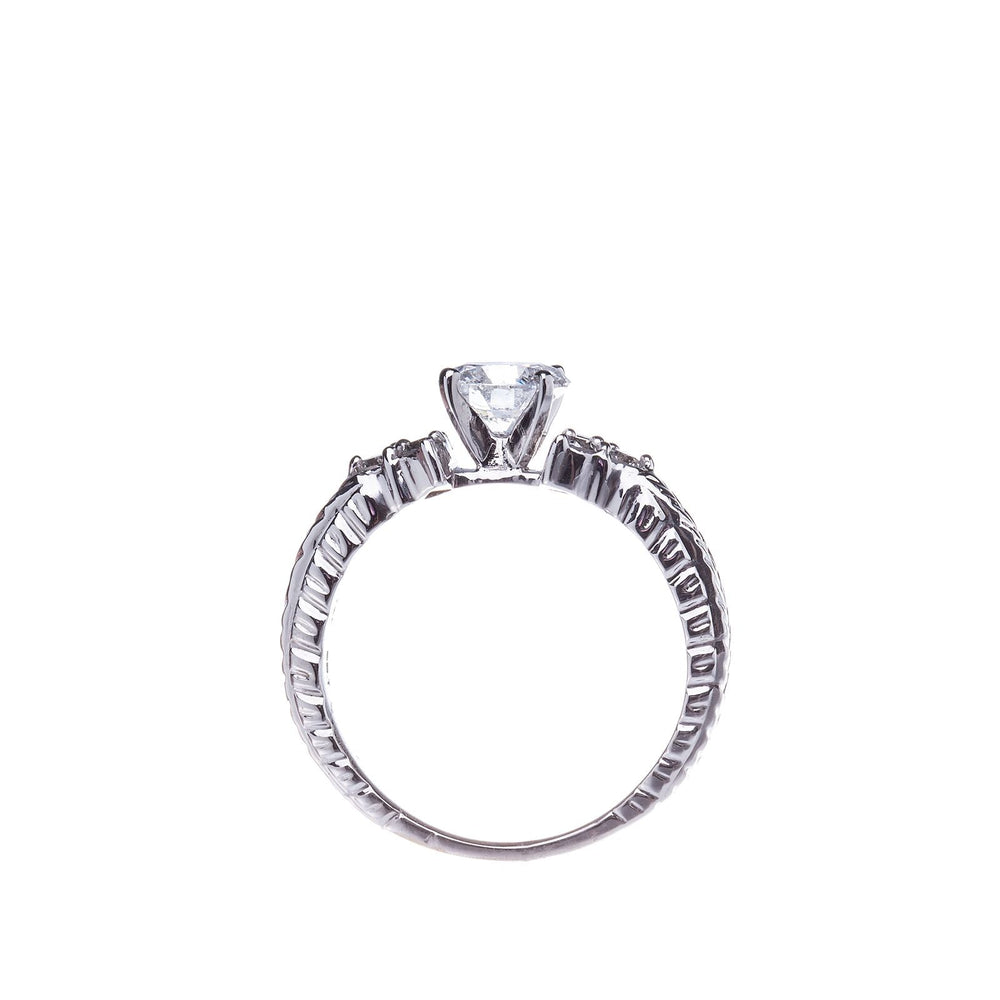 1.12ct Diamond set in Vintage Inspired Engagement Ring - Elite Fine Jewelers