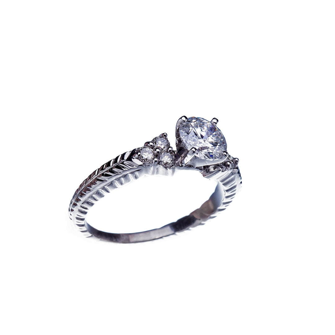 1.12ct Diamond set in Vintage Inspired Engagement Ring - Elite Fine Jewelers