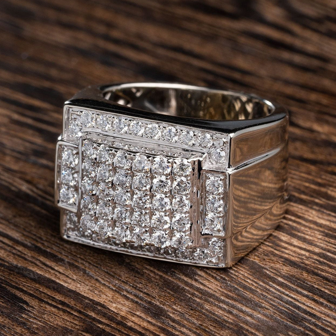 1.25ctw Diamond 14kt White Gold Fashion Ring - Elite Fine Jewelers