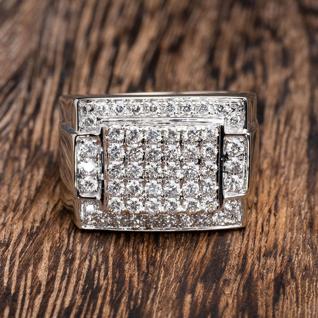 1.25ctw Diamond 14kt White Gold Fashion Ring - Elite Fine Jewelers