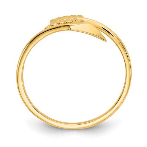 14k Adjustable Arrow Ring - Elite Fine Jewelers