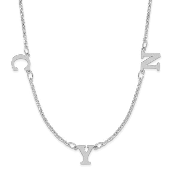14K Gold Custom Initial Necklace - Elite Fine Jewelers