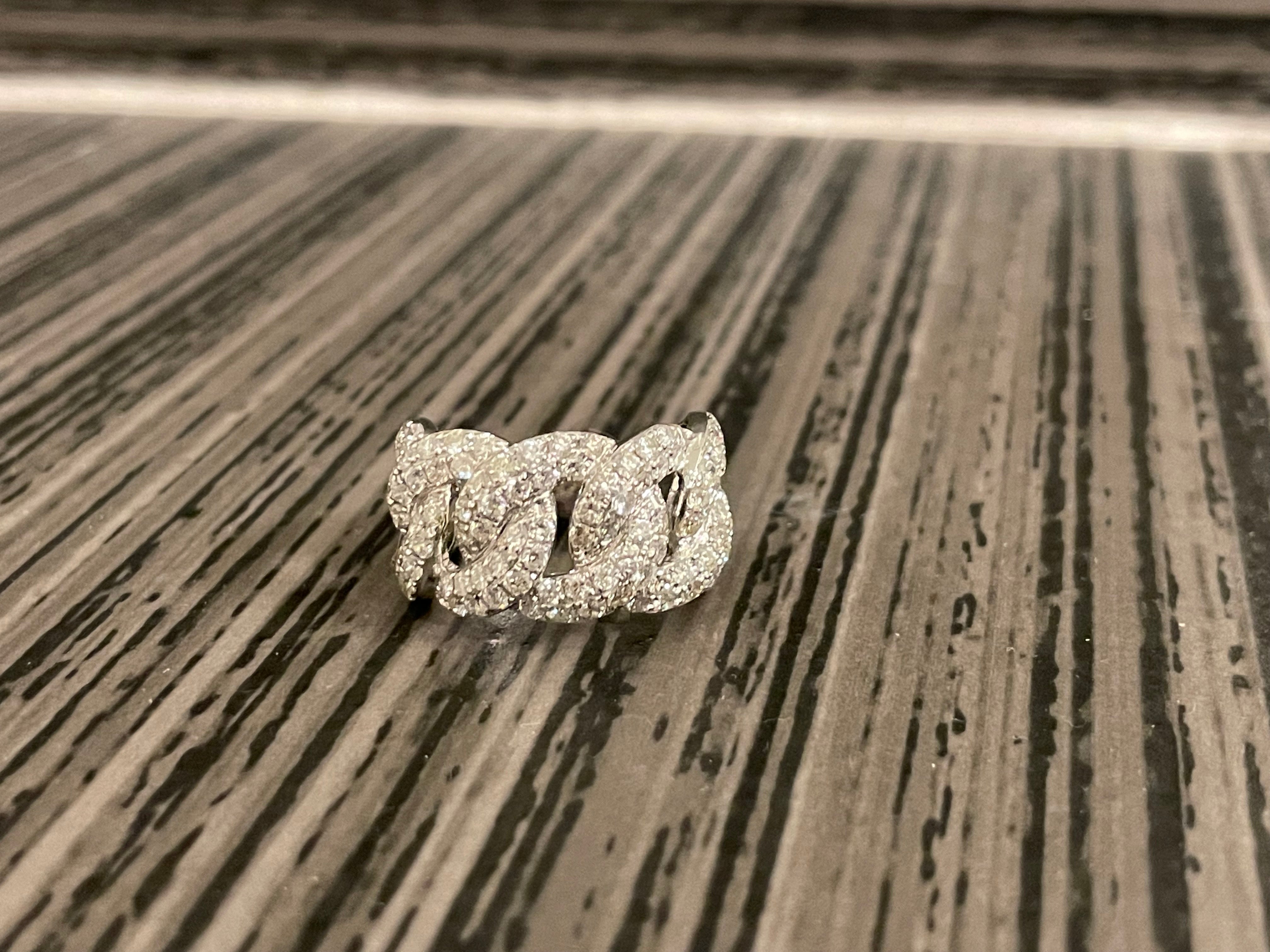 Cuban Diamond Ring - Cuban Ring - Cuban Link Ring - Print model 3D model 3D  printable | CGTrader