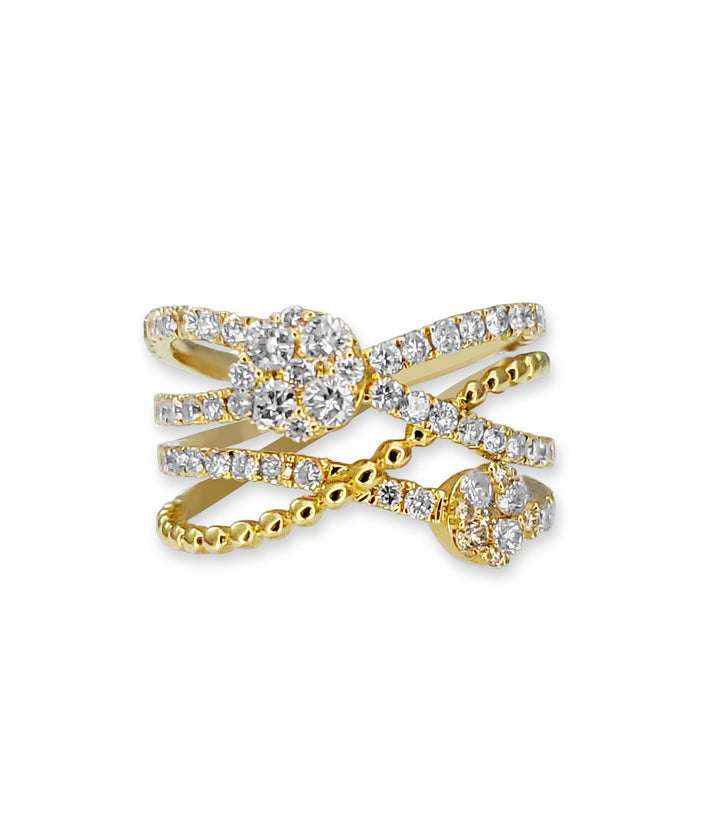 14k Gold Diamond Fashion Ring - Elite Fine Jewelers
