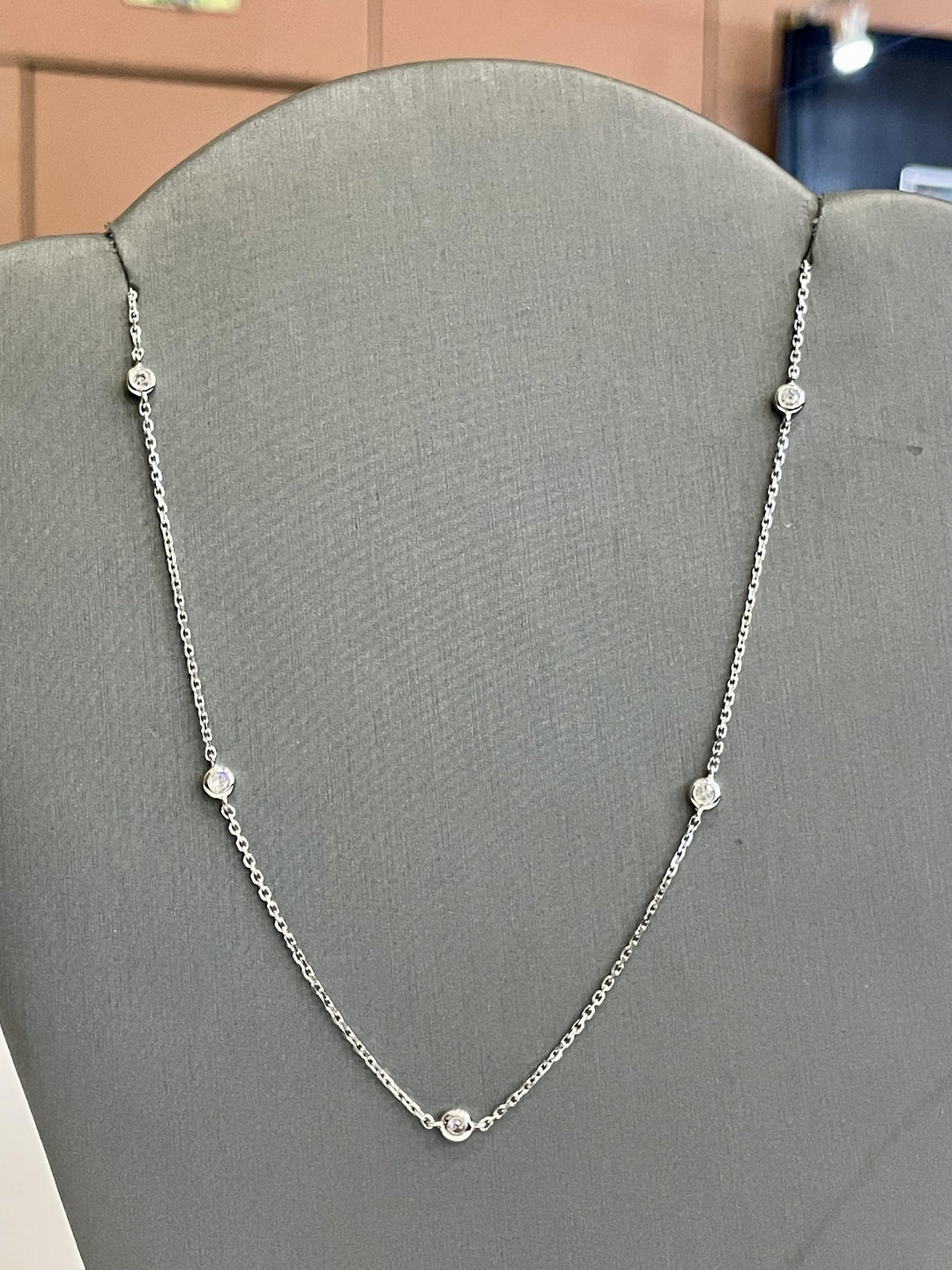 14k Gold Diamonds by the Yard Necklace - Elite Fine Jewelers