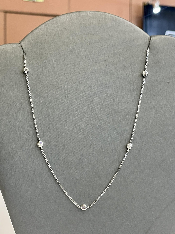14k Gold Diamonds by the Yard Necklace - Elite Fine Jewelers