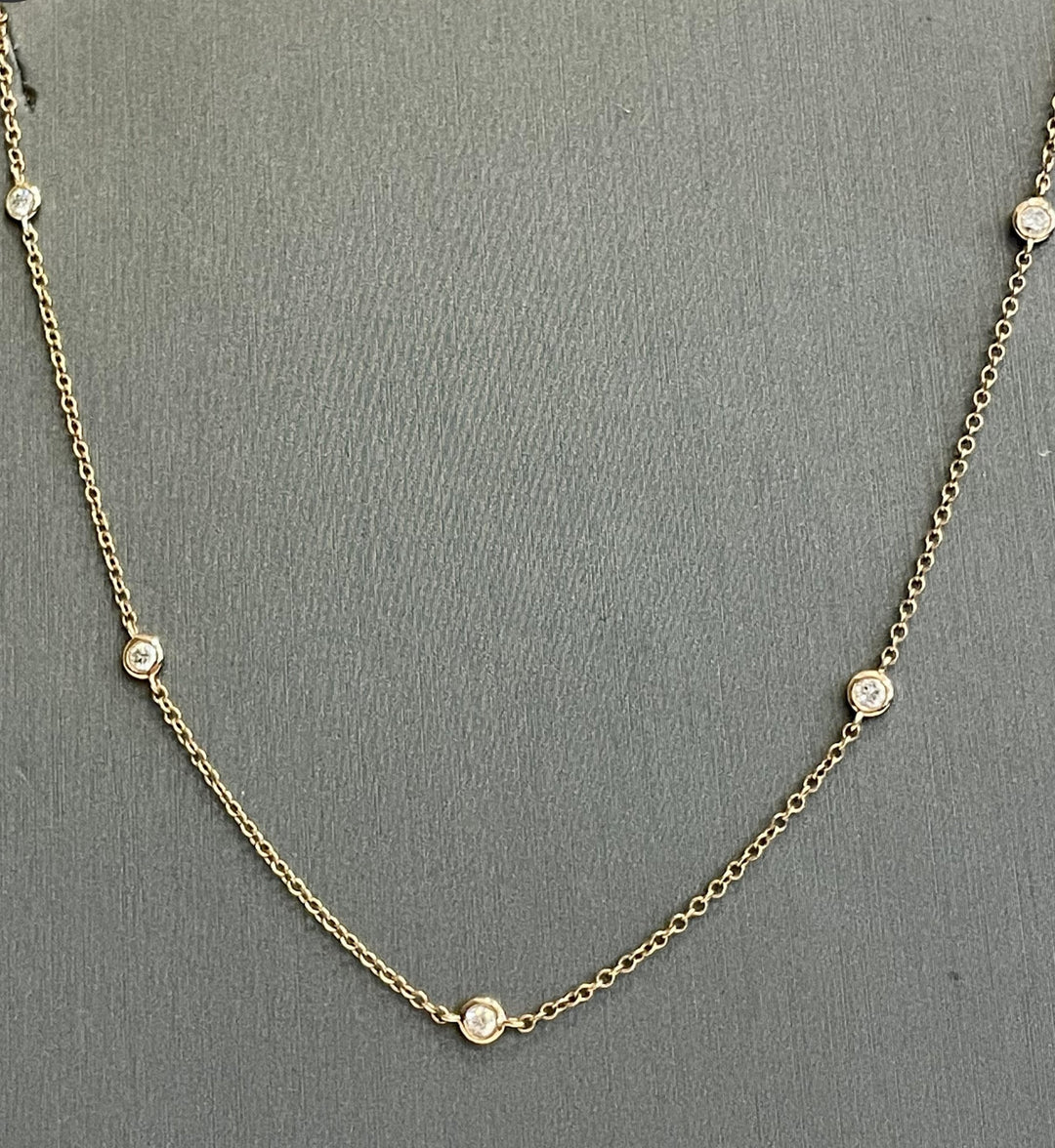 14k Gold Diamonds by the Yard Necklace - Elite Fine Jewelers