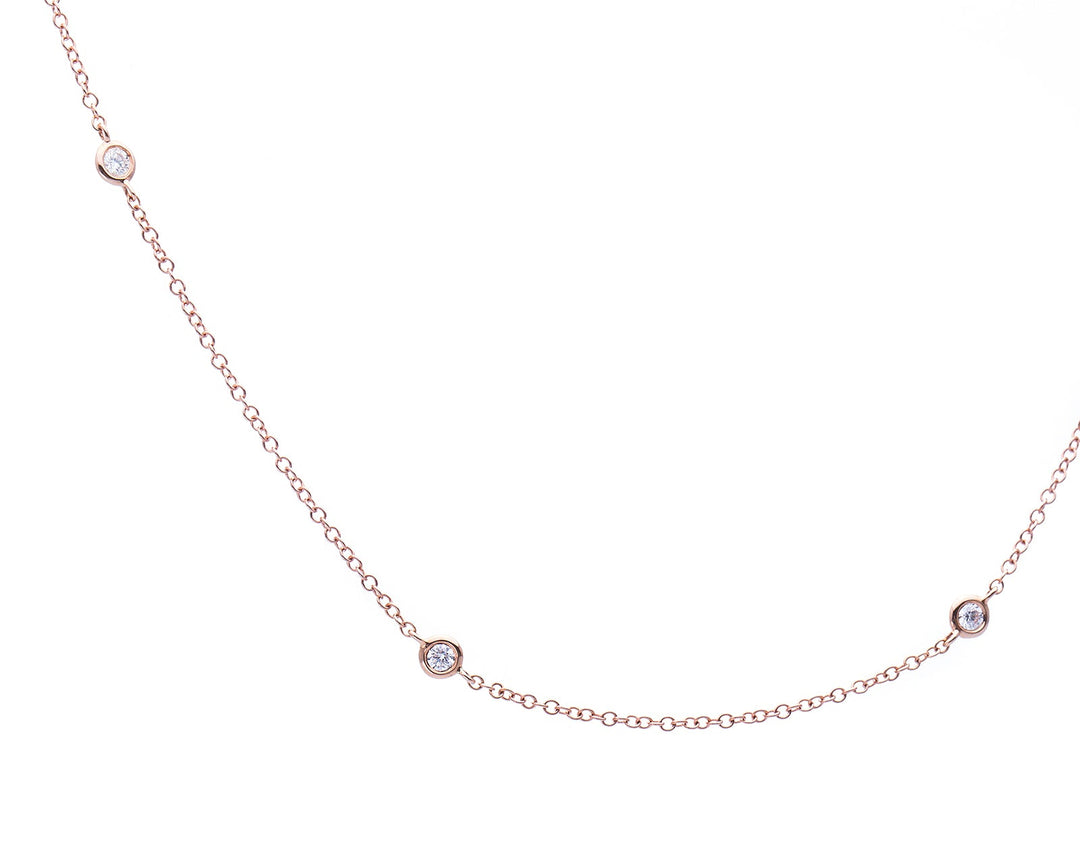14k Gold Diamonds by the Yard Necklace - Elite Fine Jewelers